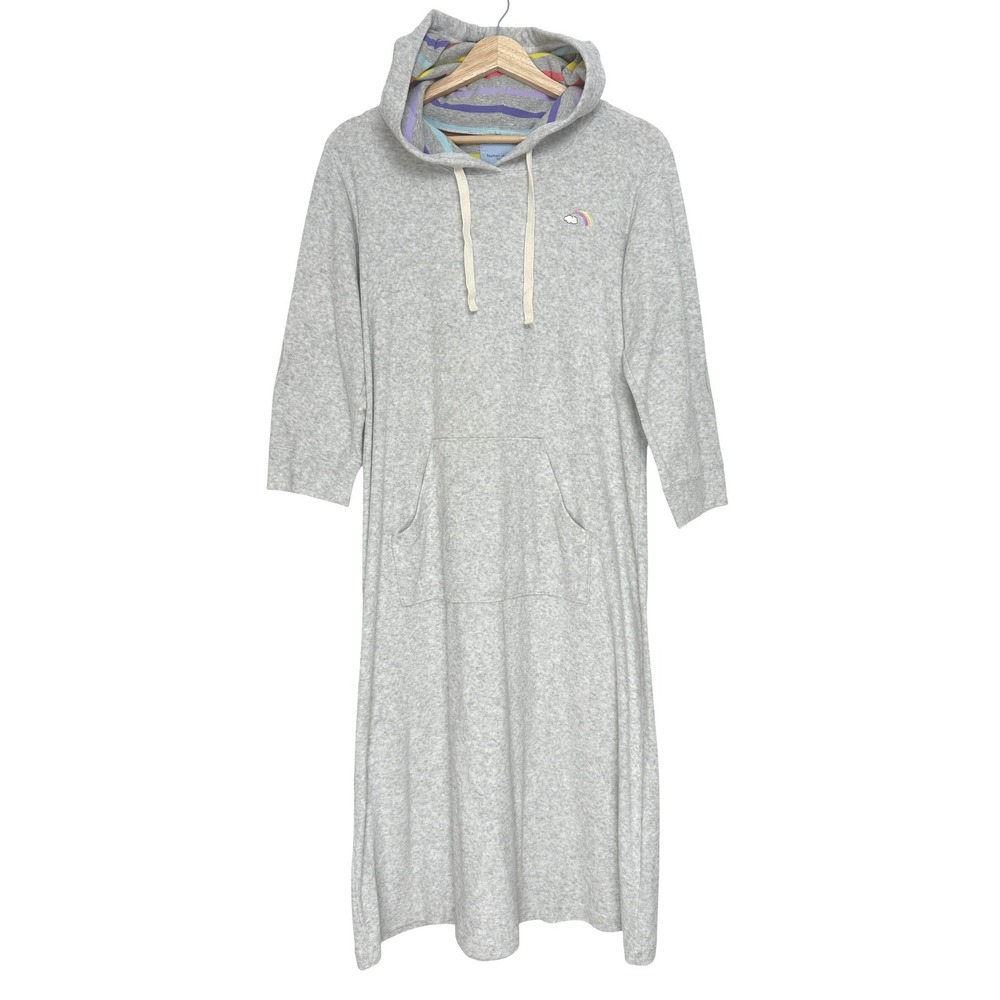 Tsumori Chisato Room Dress Hooded Terry Pullover Gray‎ Rainbow M